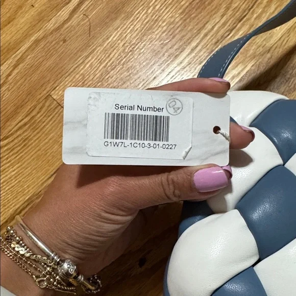 JW PEI Maze Bag - White & Blue NWT - Picture 6 of 9